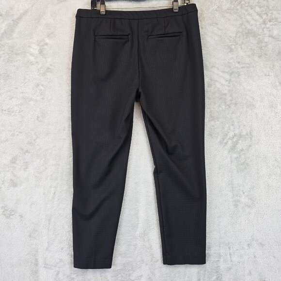 Liverpool Pants Womens 12 Black Stretch Slim Pull On Dress Trousers Ankle Career - Picture 8 of 14